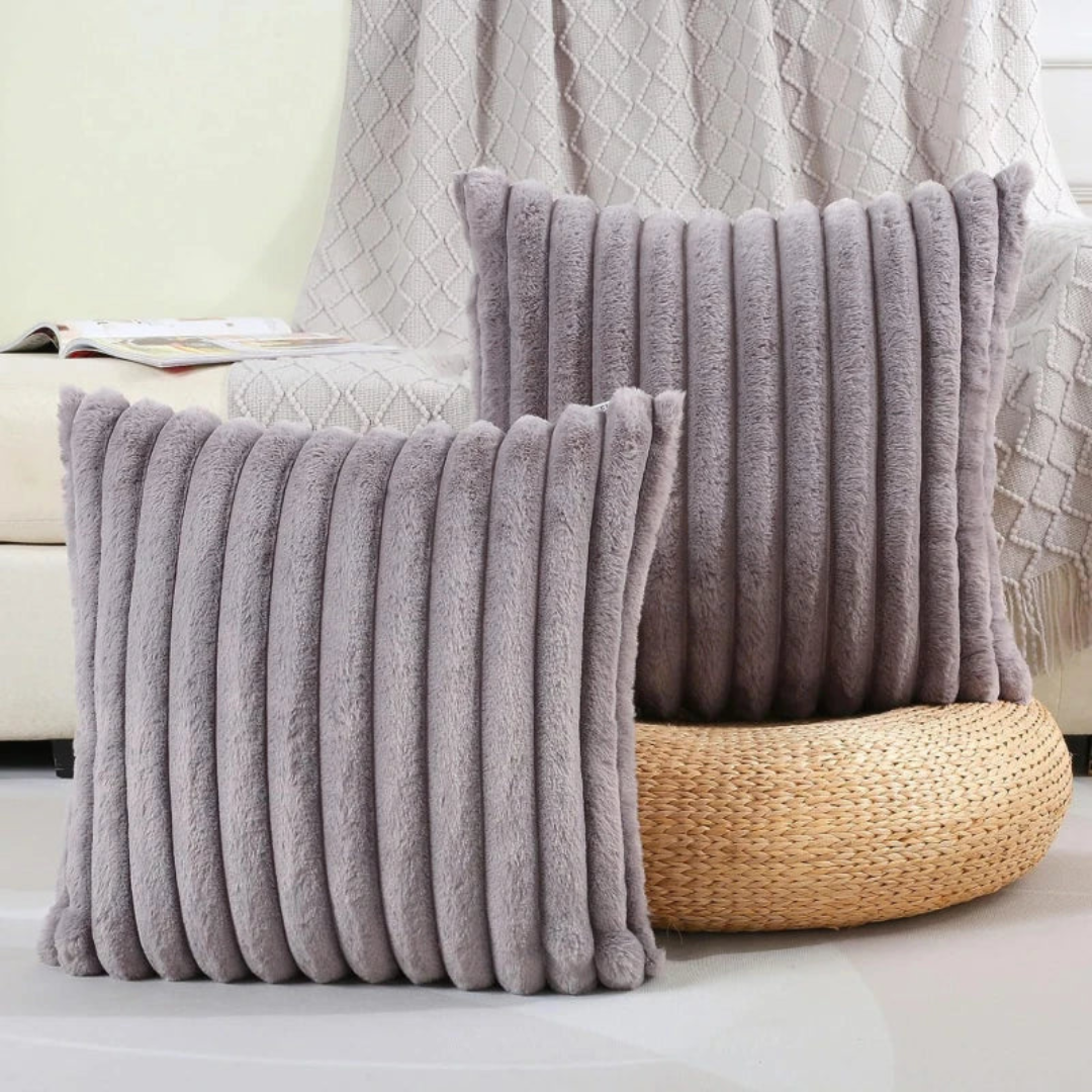 Zlina | Pluche Kussenhoes – Zacht & Stijlvol – 45x45 cm