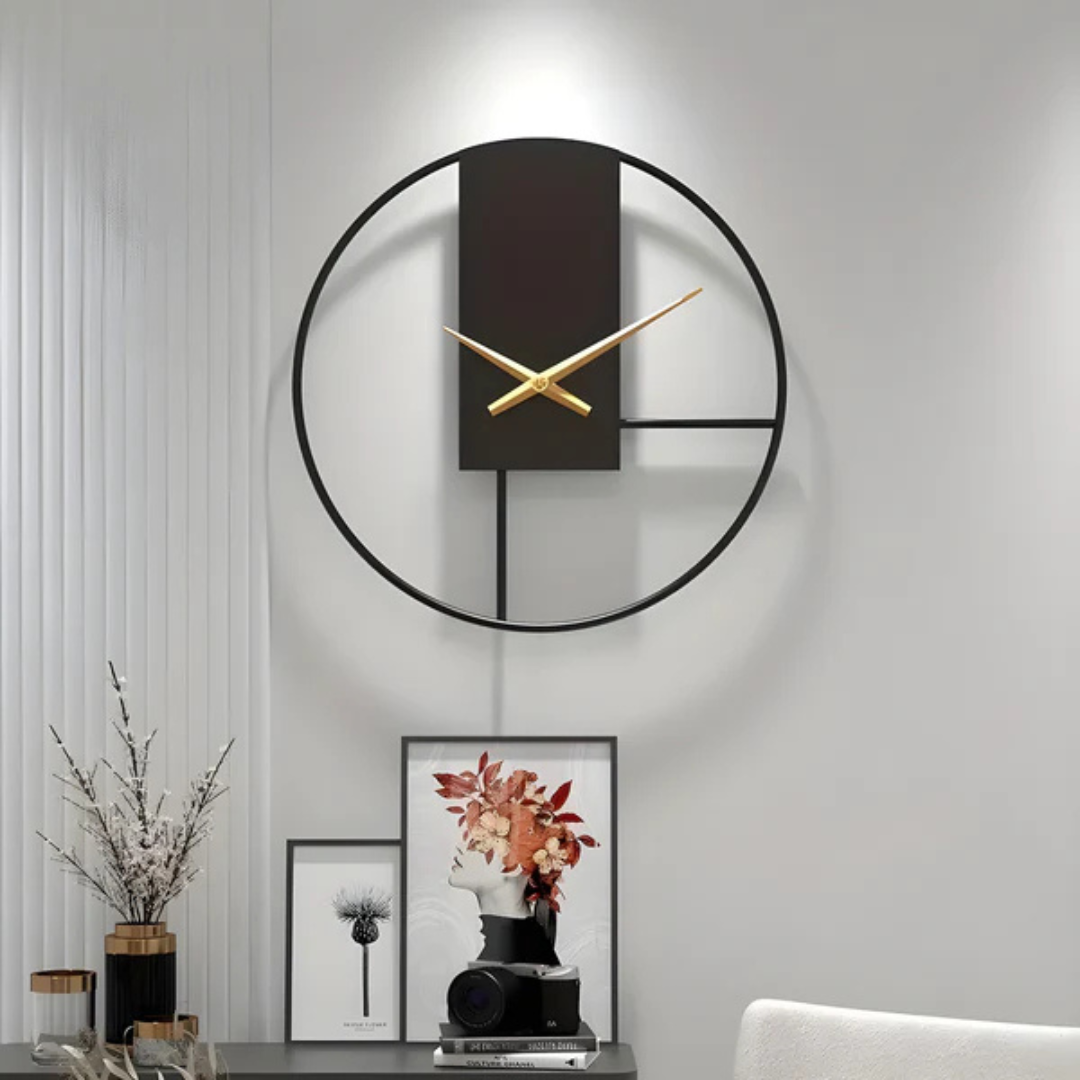 Aurum - Minimalistische Wandklok | Stijlvol & Geluidloos