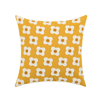 Mera | Bloemige Kussenhoes – 45x45 cm – Elegant & Wasbaar