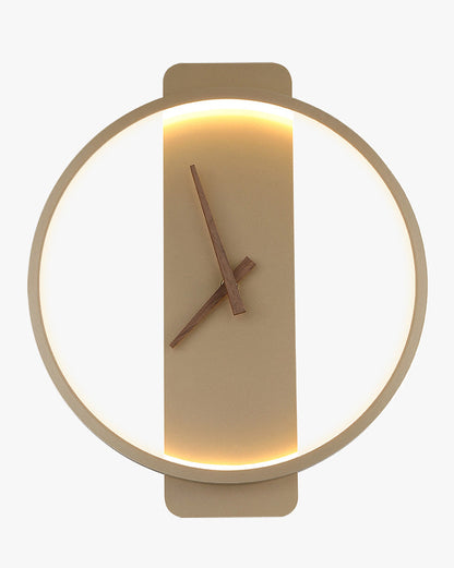 ZenTime | Strakke Wandklok met Rustgevend Licht