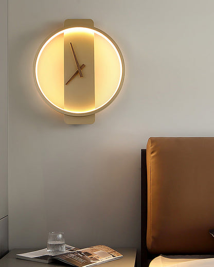ZenTime | Strakke Wandklok met Rustgevend Licht