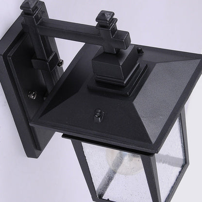 VARENO | Buiten Wandlamp met Verstelbare Kap – Zwart Aluminium – E27 Fitting – Waterbestendig – Ø22/29 cm