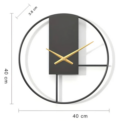 Aurum - Minimalistische Wandklok | Stijlvol & Geluidloos