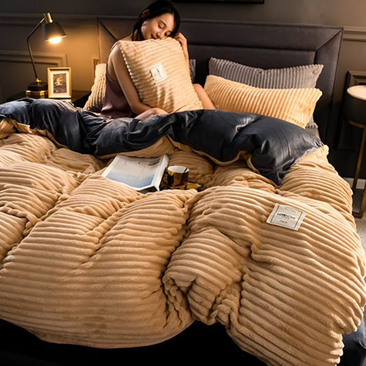 VeluWarm | Flanellen Dekbedovertrekset – Superzacht & Warm voor de Winter