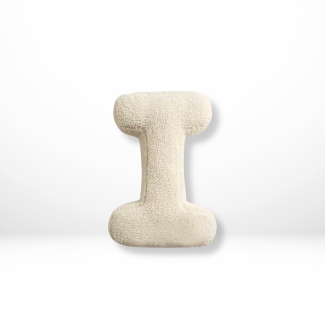 LettraLuxe | Fluwelen Letterkussen – A t/m Z