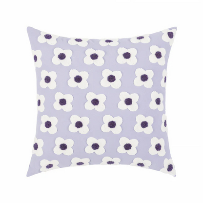 Mera | Bloemige Kussenhoes – 45x45 cm – Elegant & Wasbaar