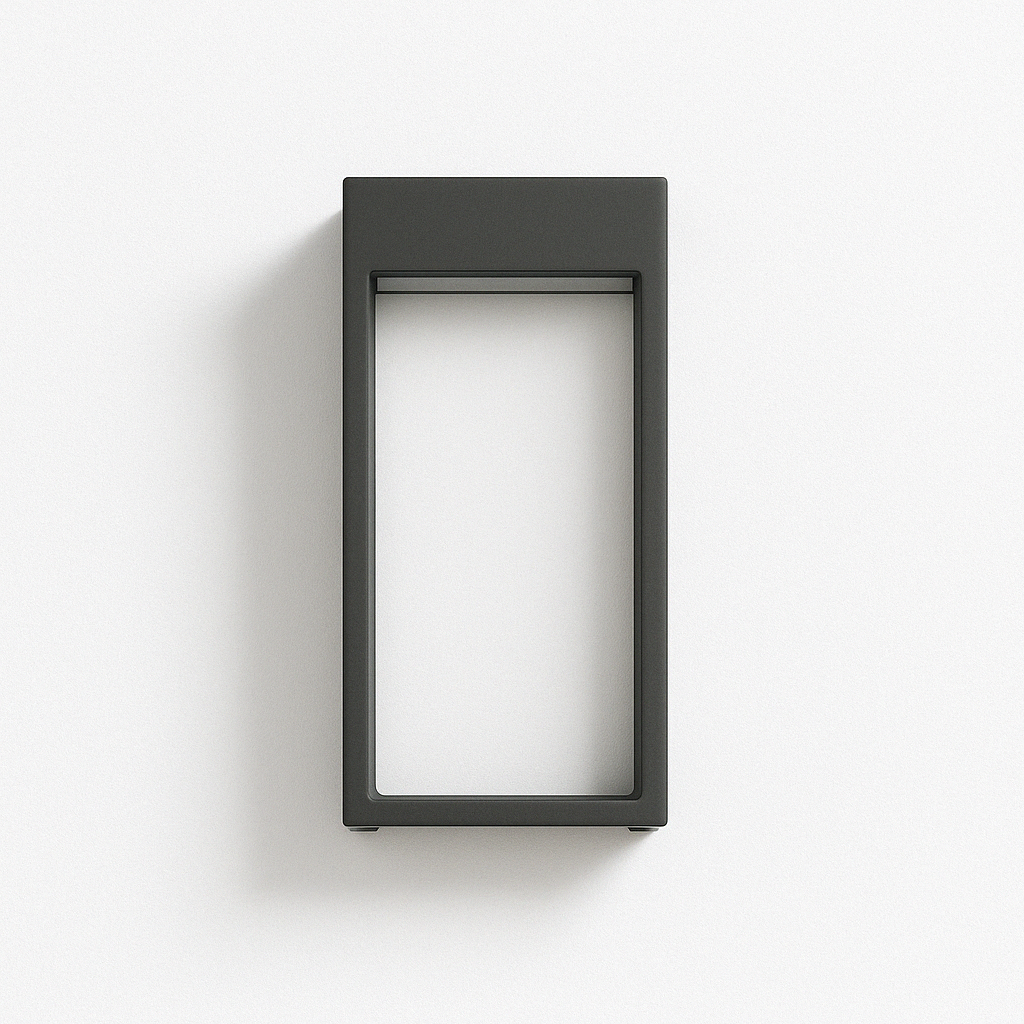 NoctaLux – Moderne Buitenlamp van RVS | LED | IP55 | Wandmontage