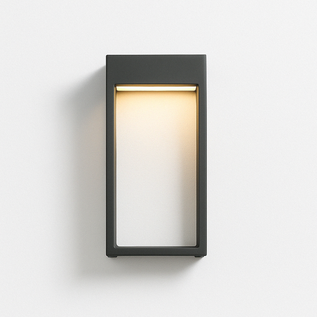 NoctaLux – Moderne Buitenlamp van RVS | LED | IP55 | Wandmontage