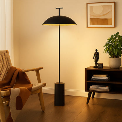 LinoForm | Minimalistische Vloerlamp in Linnen & Metaal