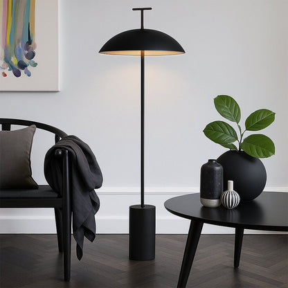 LinoForm | Minimalistische Vloerlamp in Linnen & Metaal