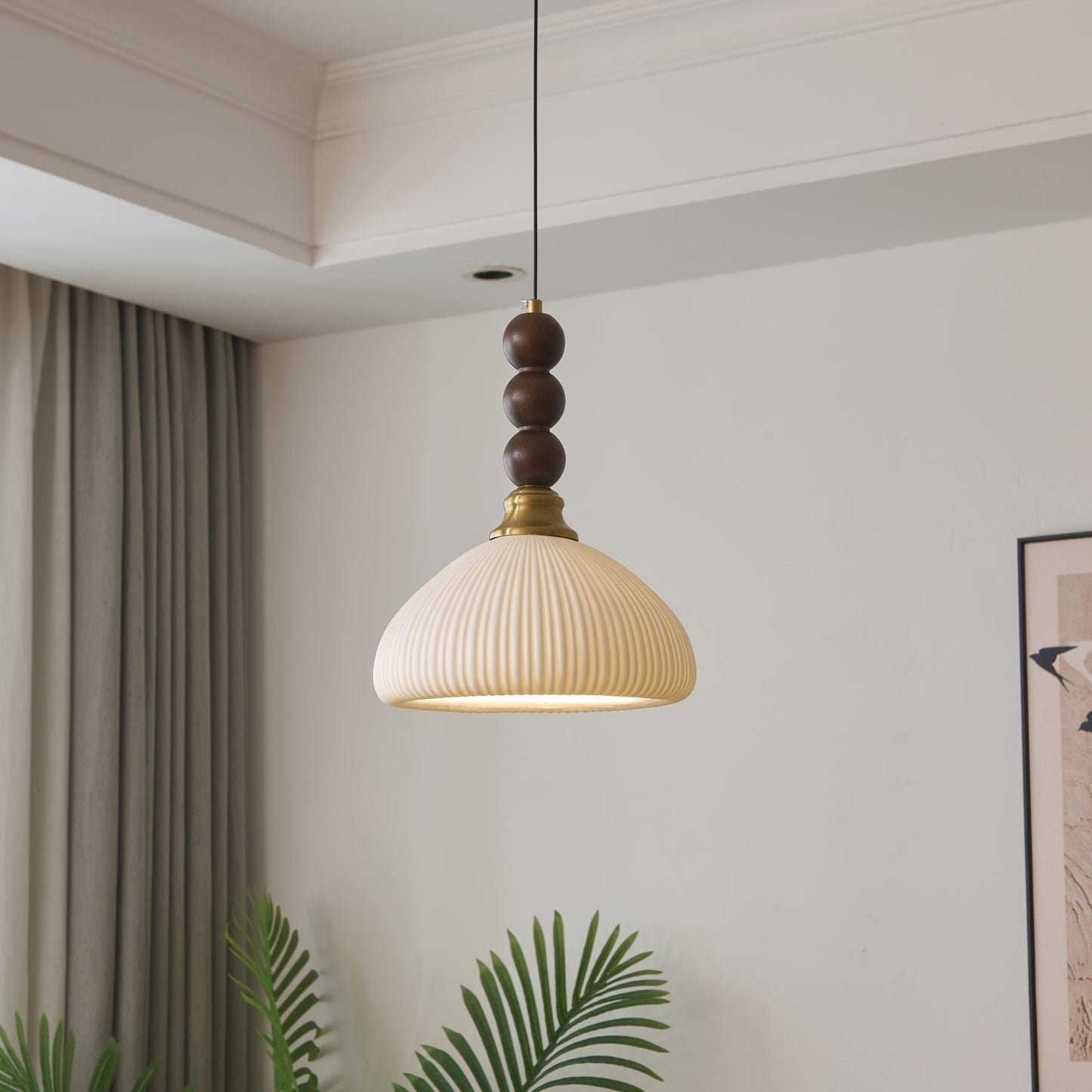 LUNARIAH Hanglamp – Handgemaakt Design in Glas, Hout & Keramiek – In 4 Modellen