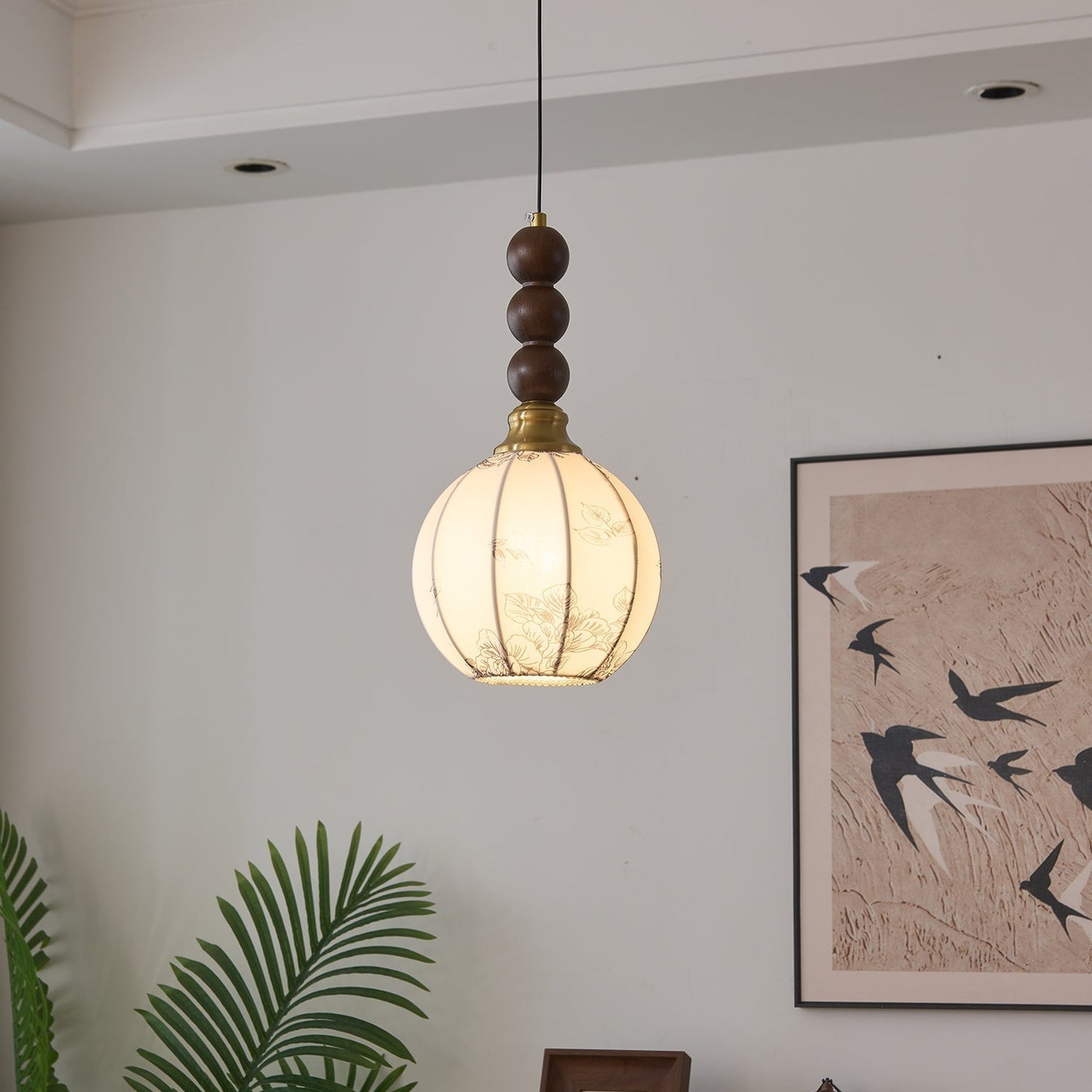 LUNARIAH Hanglamp – Handgemaakt Design in Glas, Hout & Keramiek – In 4 Modellen