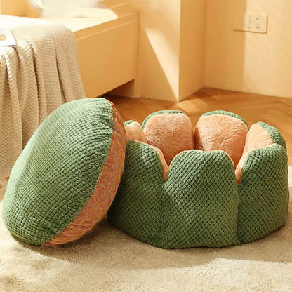 BloomNest – Pluche Bloemenmand voor Katten & Honden | Wasbaar & Zacht