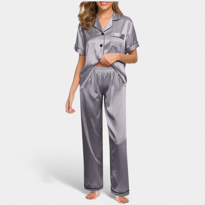 Gleame Pyjama - Luxe satijnen zijden pyjama voor vrouwen