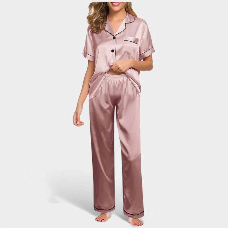 Gleame Pyjama - Luxe satijnen zijden pyjama voor vrouwen