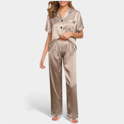 Gleame Pyjama - Luxe satijnen zijden pyjama voor vrouwen