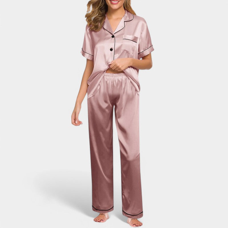 Gleame Pyjama - Luxe satijnen zijden pyjama voor vrouwen