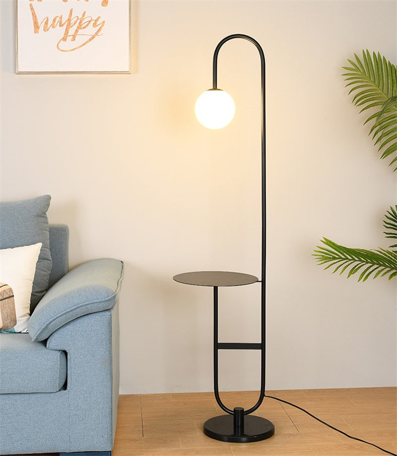 Illivor | Vloerlamp Scandinavisch met Ronde Tafel