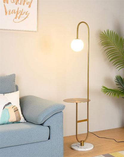 Illivor | Vloerlamp Scandinavisch met Ronde Tafel