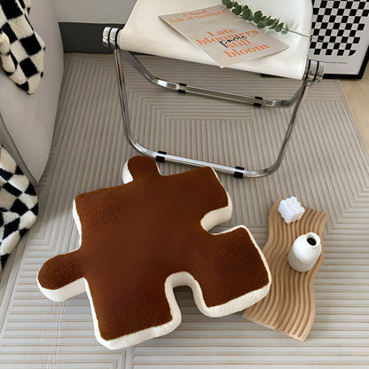 Enea | 3D Puzzelkussen – Zacht & Speels – 55x55 cm