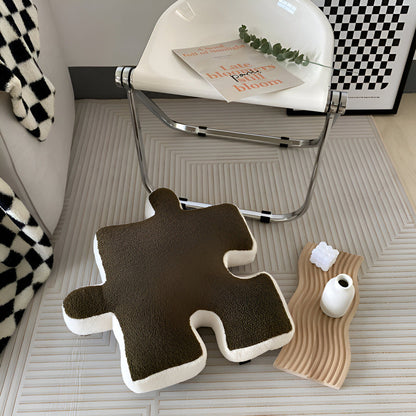 Enea | 3D Puzzelkussen – Zacht & Speels – 55x55 cm