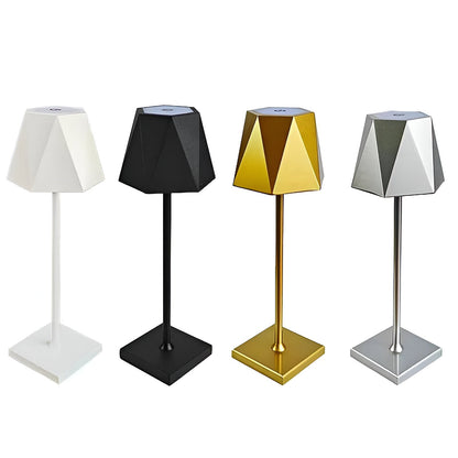 PolyNova - Draagbare Zeshoekige LED-Tafel Lamp - Waterdicht en Oplaadbaar