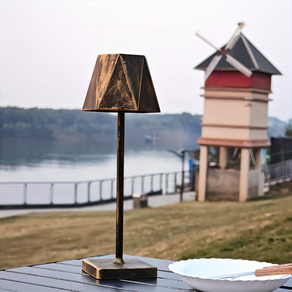PolyNova - Draagbare Zeshoekige LED-Tafel Lamp - Waterdicht en Oplaadbaar