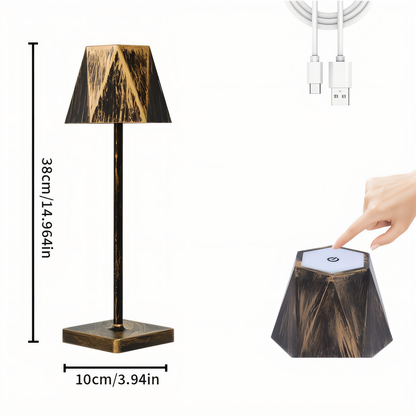 PolyNova - Draagbare Zeshoekige LED-Tafel Lamp - Waterdicht en Oplaadbaar