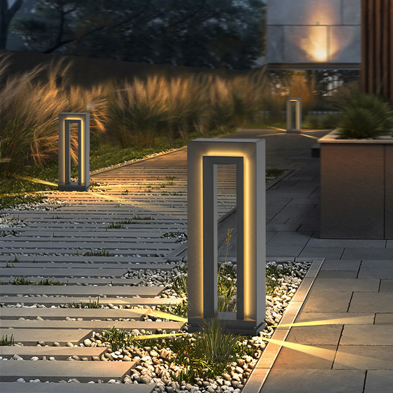 VELTURA Padlamp – Moderne LED Buitenverlichting – IP66 – Roestvrij Staal & Acryl