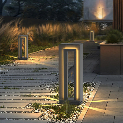 VELTURA Padlamp – Moderne LED Buitenverlichting – IP66 – Roestvrij Staal & Acryl