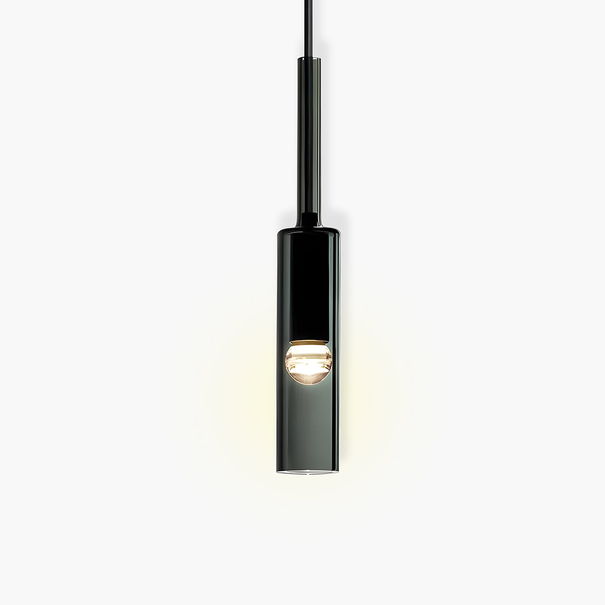 NORDAVI Hanglamp – Glazen Cilinderlamp met Scandinavisch Design & Warm LED Licht