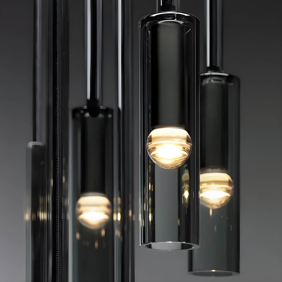 NORDAVI Hanglamp – Glazen Cilinderlamp met Scandinavisch Design & Warm LED Licht