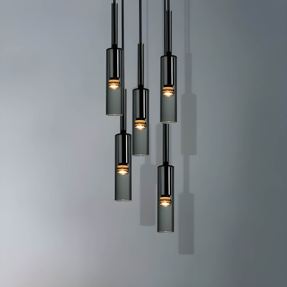 NORDAVI Hanglamp – Glazen Cilinderlamp met Scandinavisch Design & Warm LED Licht