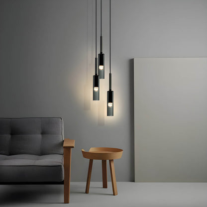 NORDAVI Hanglamp – Glazen Cilinderlamp met Scandinavisch Design & Warm LED Licht