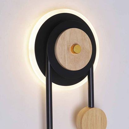 AcriLume Wandlamp - Modern Uniek Ontwerp met Hout en Acryl