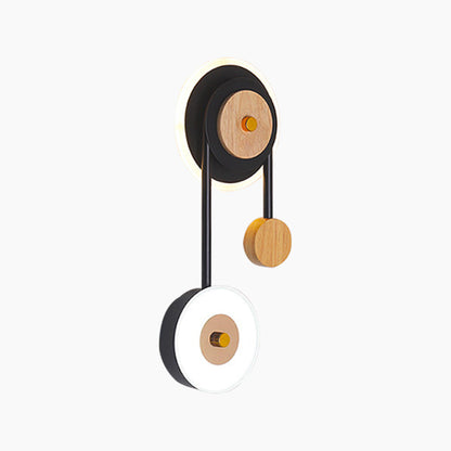 AcriLume Wandlamp - Modern Uniek Ontwerp met Hout en Acryl