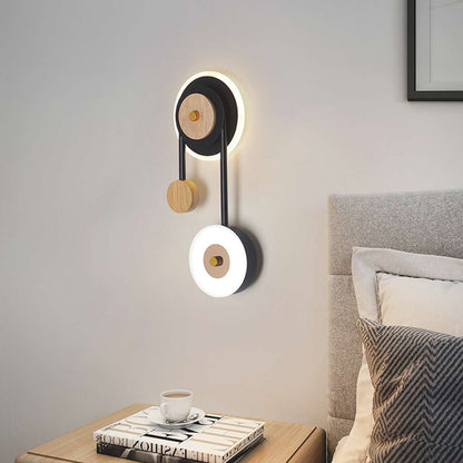 AcriLume Wandlamp - Modern Uniek Ontwerp met Hout en Acryl