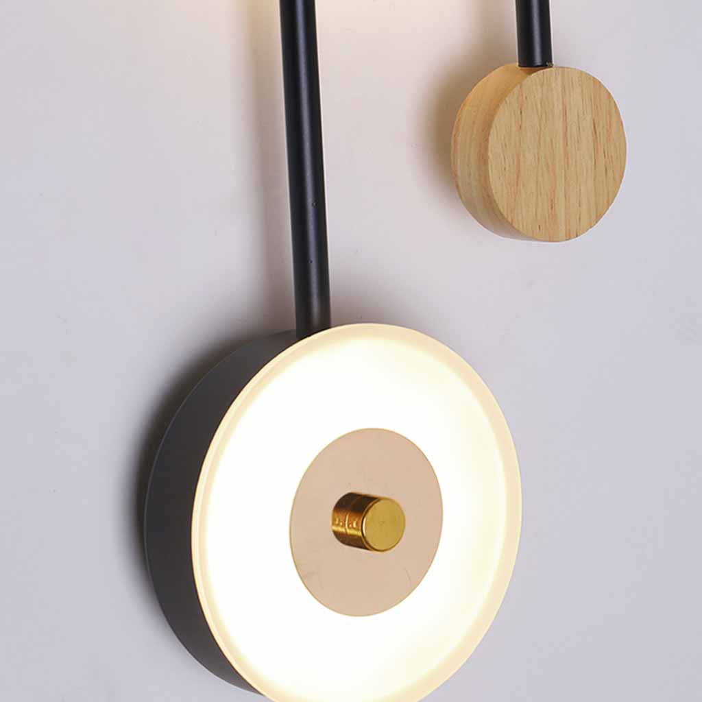 AcriLume Wandlamp - Modern Uniek Ontwerp met Hout en Acryl