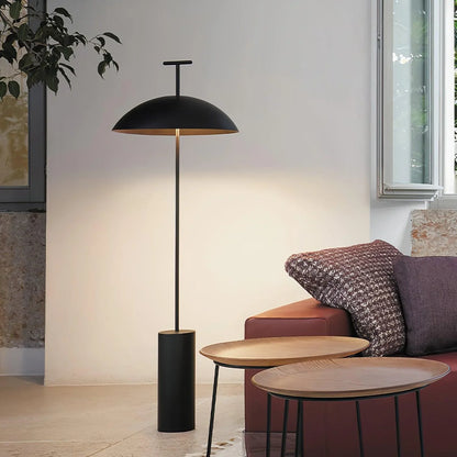 LinoForm | Minimalistische Vloerlamp in Linnen & Metaal