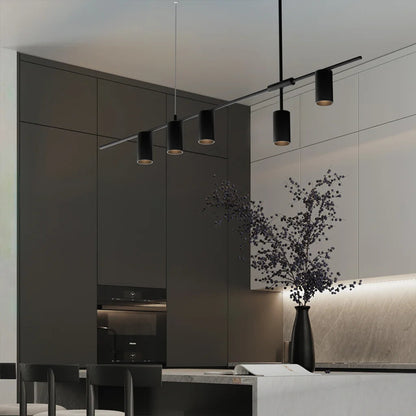 ALVARA Hanglamp – Design Pendelarmatuur met Dubbele Lichtuitstraling & Cilindervormige Spots