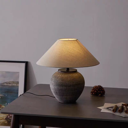 TerraLuma | Keramische Tafellamp – Warm Licht