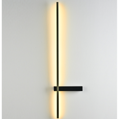 STRAVIA | Moderne Buiten Zuil Wandlamp – LED – IP65 – 12W / 18W / 24W – Zwart Design