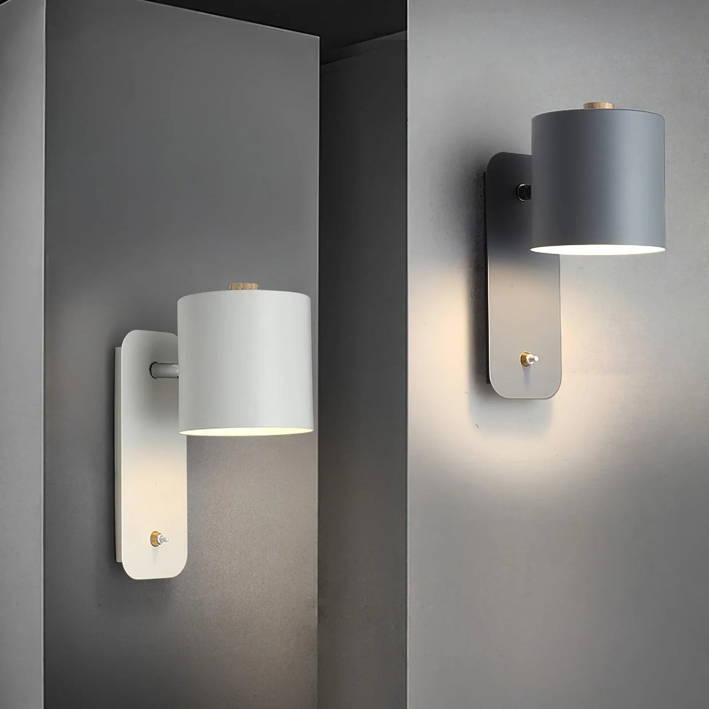 Lunara | Cilindrische Wandlamp met Insteeksnoer