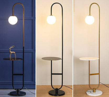 Illivor | Vloerlamp Scandinavisch met Ronde Tafel