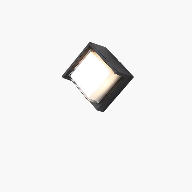 SOLVENA | Buiten Wandlamp met Bewegingssensor – LED – IP65 – Modern Design – Rond of Vierkant