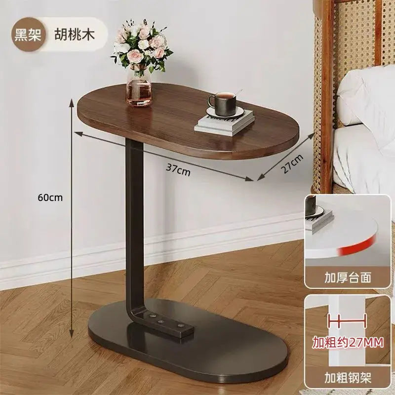 Cavelle | C-vormige Bijzettafel – Licht Luxe Design & Compact Formaat