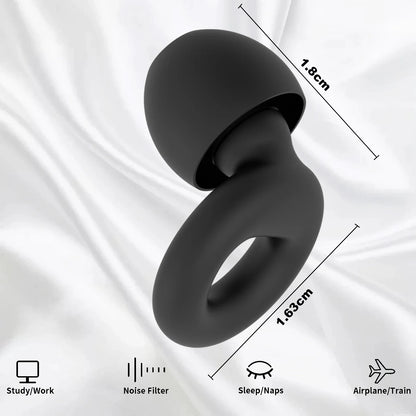 ZenSilence™ | Siliconen Oordopjes voor Slaap, Werk & Zwemmen (4 maten)