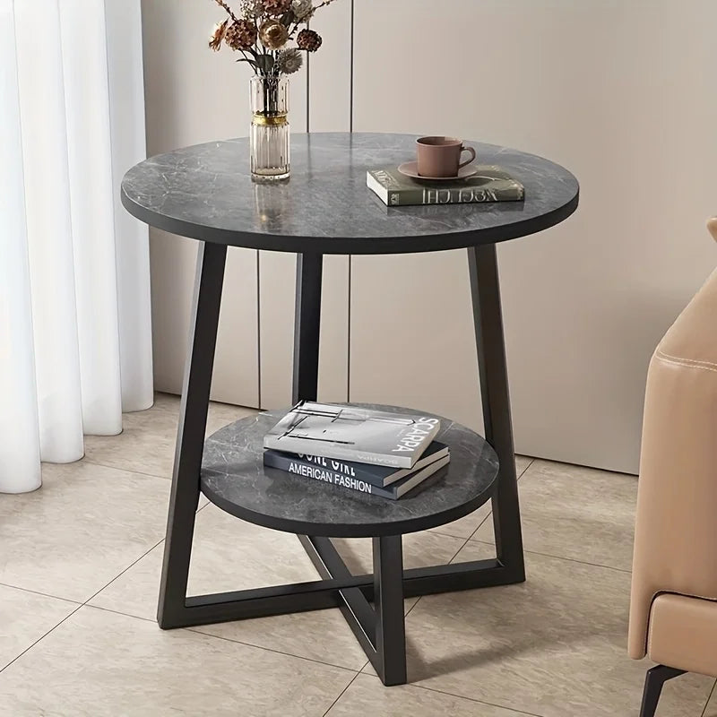 DuaForma | Moderne Tweelaagse Bijzettafel – Compact & Functioneel Design