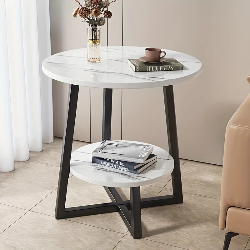DuaForma | Moderne Tweelaagse Bijzettafel – Compact & Functioneel Design