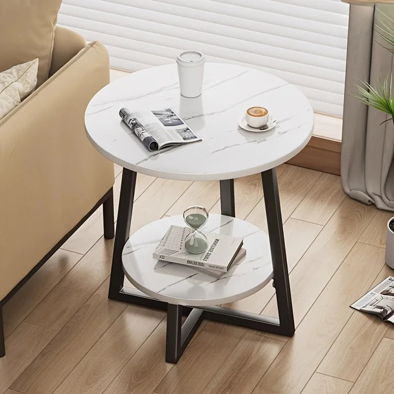 DuaForma | Moderne Tweelaagse Bijzettafel – Compact & Functioneel Design